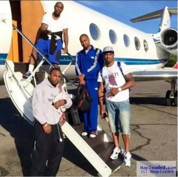 Beautiful!! Floyd Mayweather Shows Off The Interior View Of His Private Jet [See Photos]